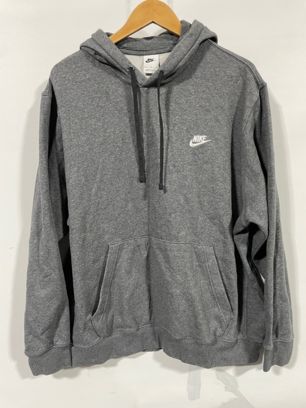 Nike Gray Hooded Pullover Sweatshirt